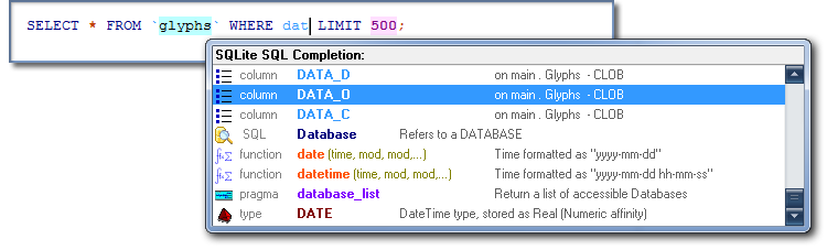 dbcontext sqlite schema support